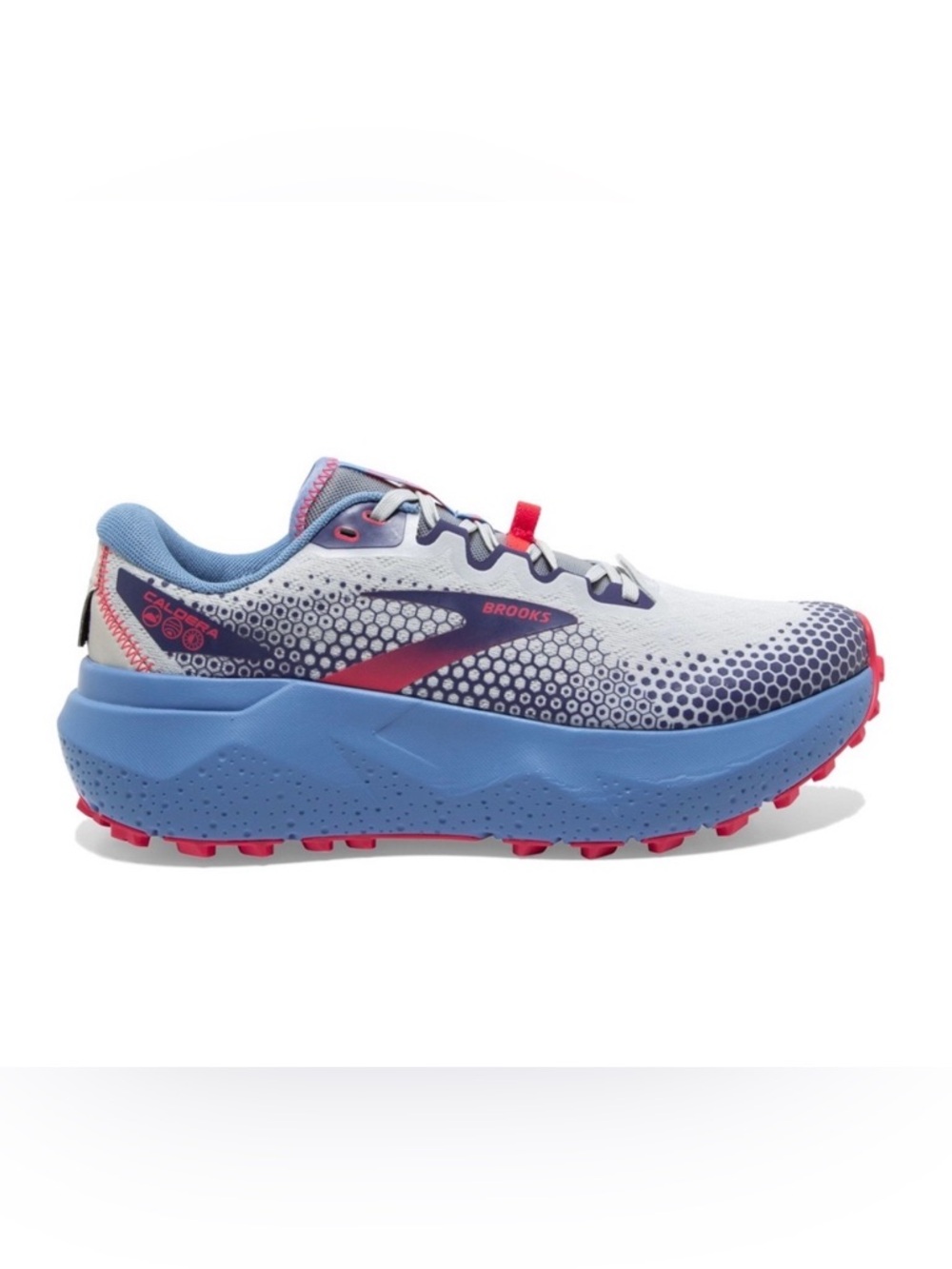 Brooks Women's White Blue Pink Trail Runner